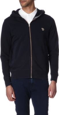 PAUL SMITH JEANS Appliqu&eacute;d-zebra hoody