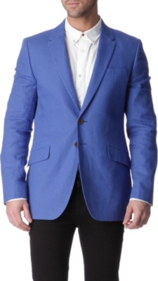 PS BY PAUL SMITH Single-breasted linen blazer