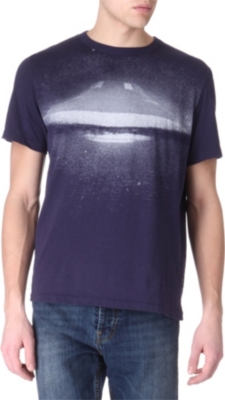 PAUL SMITH JEANS UFO-print t-shirt