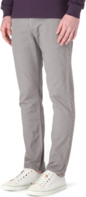 PAUL SMITH JEANS Slim-fit selvedge-denim tapered jeans