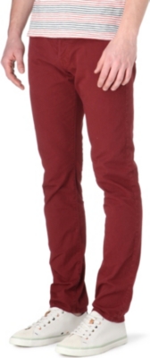 PAUL SMITH JEANS Overdyed slim-fit tapered jeans