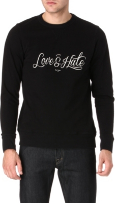 PAUL SMITH JEANS Love and Hate sweatshirt