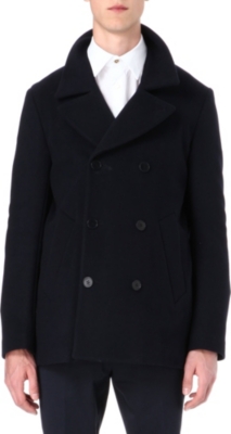 PS BY PAUL SMITH Wool-cashmere blend peacoat