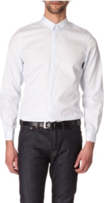PS BY PAUL SMITH Striped-shoulder jacquard shirt