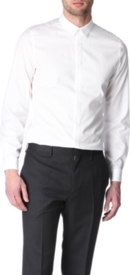 PS BY PAUL SMITH Striped-shoulder jacquard shirt