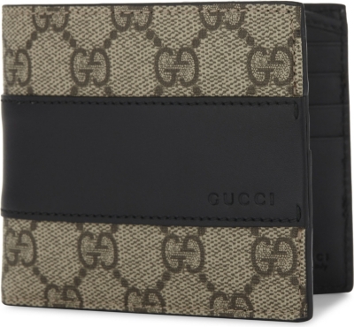 GUCCI - Eden Supreme canvas and leather wallet | www.semadata.org