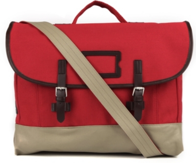 FRED PERRY Canvas satchel