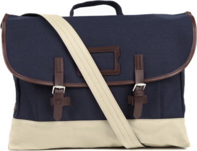 FRED PERRY Canvas satchel