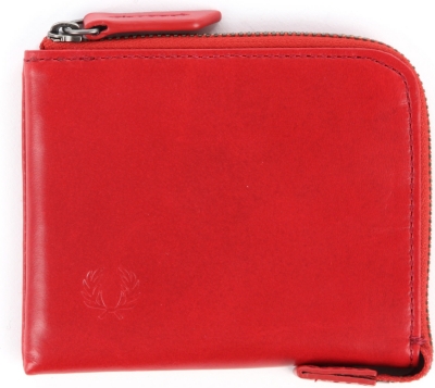 FRED PERRY Laurel Wreath leather coin wallet