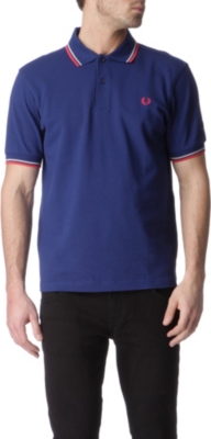 FRED PERRY Twin–tipped polo shirt