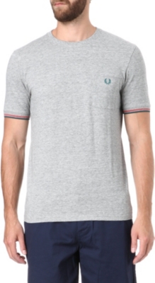 FRED PERRY Cotton-piqué t-shirt