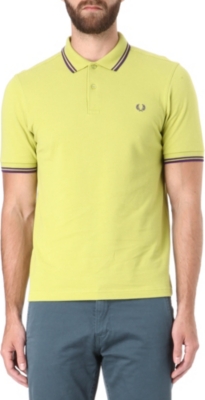 FRED PERRY Slim-fit twin tip polo shirt