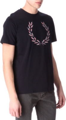 FRED PERRY Appliqué Laurel t-shirt
