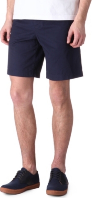 FRED PERRY Garment-dyed chino shorts