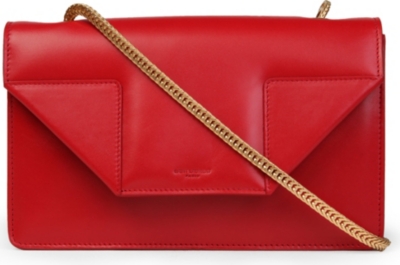SAINT LAURENT Betty mini chain calf-skin clutch bag