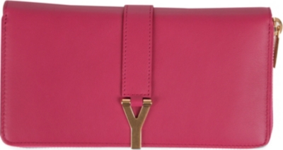 SAINT LAURENT Chyc leather wallet
