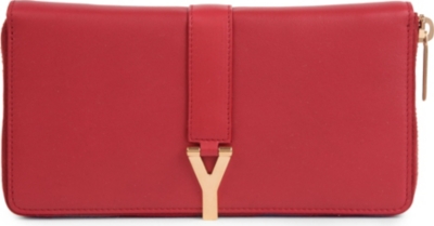 SAINT LAURENT Chyc leather wallet