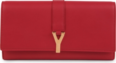 SAINT LAURENT Chyc leather wallet