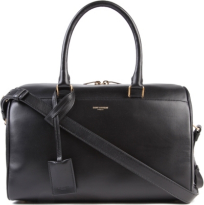 SAINT LAURENT Small leather duffel bag