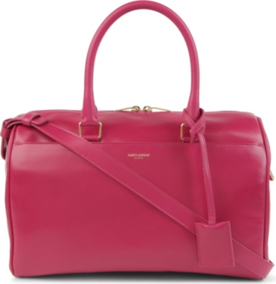 SAINT LAURENT Small leather duffel bag