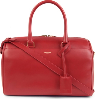 SAINT LAURENT Small leather duffel bag