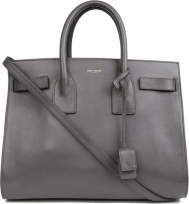 SAINT LAURENT Sac du Jour small leather tote