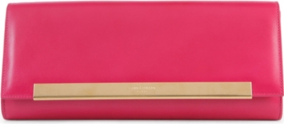 SAINT LAURENT Lutetia flap leather clutch
