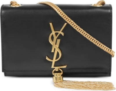 SAINT LAURENT Cassandre tasselled leather shoulder bag