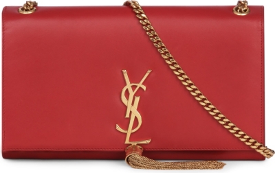 SAINT LAURENT Cassandre large leather shoulder bag