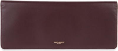 SAINT LAURENT Leather document case