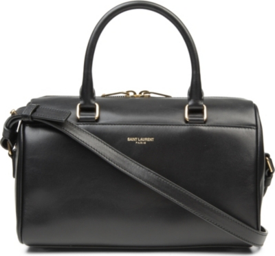 SAINT LAURENT Mini leather duffle bag