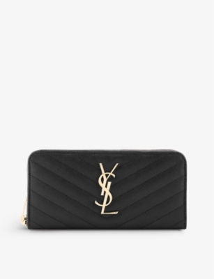Monogram quilted leather zip-around purse(3805479)