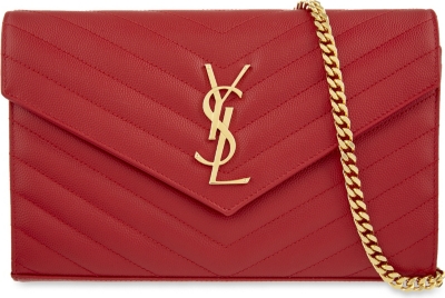 saint laurent monogram quilted shoulder bag