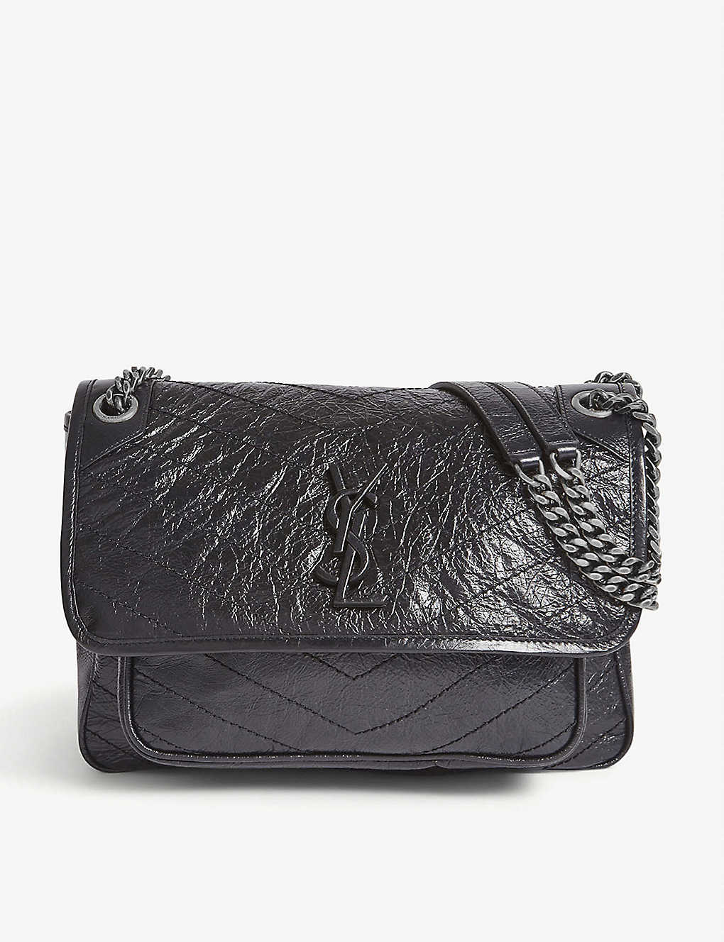 Niki medium leather shoulder bag(6197210)