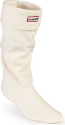 HUNTER Fleece tall welly socks