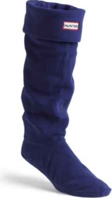 HUNTER Fleece tall welly socks