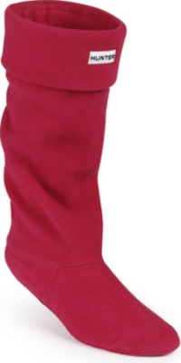 HUNTER Fleece tall welly socks