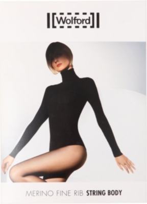 WOLFORD Merino ribbed body