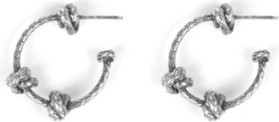 BOTTEGA VENETA Woven knot earrings