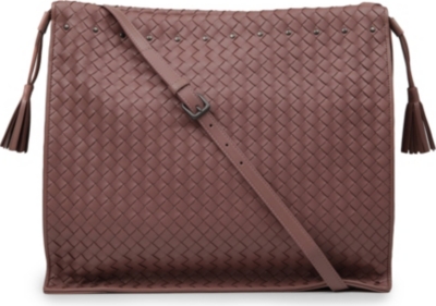 BOTTEGA VENETA Woven leather shoulder bag