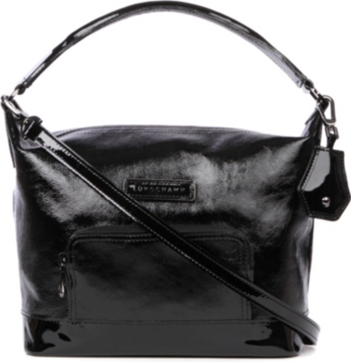 LONGCHAMP L&eacute;gende Verni patent hobo