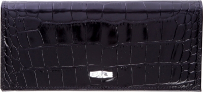 LONGCHAMP Roseau Croco leather wallet