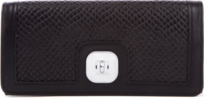 LONGCHAMP Gatsby embossed leather wallet