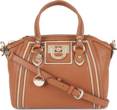 DKNY Vintage Town & Country leather satchel