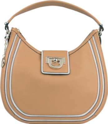 DKNY Heritage Town & Country leather shoulder bag