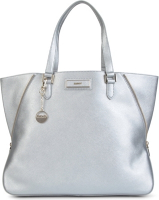 DKNY Saffiano zip tote