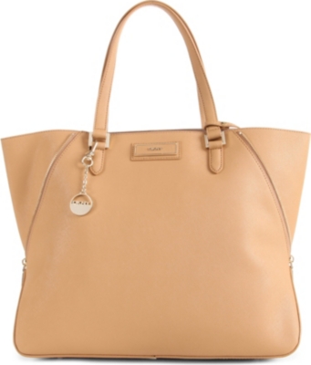 DKNY Saffiano zip tote