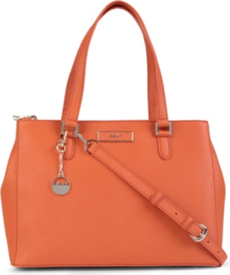 DKNY Saffiano leather shopper