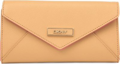 DKNY Saffiano large flap wallet