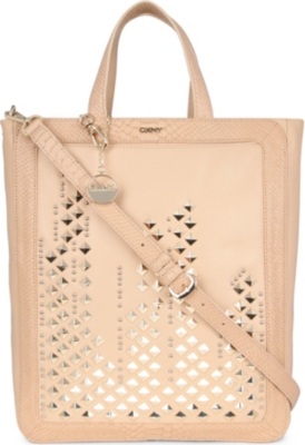 DKNY Skyline studded leather tote